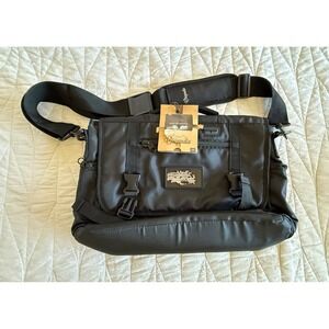 Origaudio‎ Soma Messenger Bag Black Laptop Briefcase Work Travel